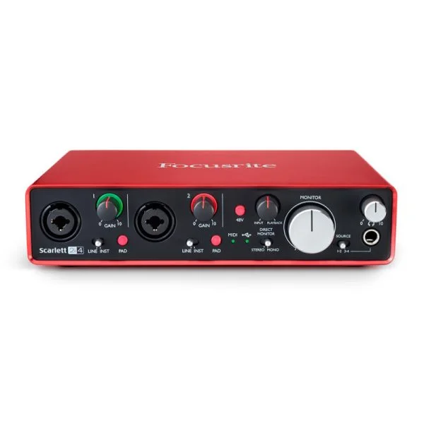 کارت صدا فوکوس رایت Focusrite Scarlett 2i4 G2