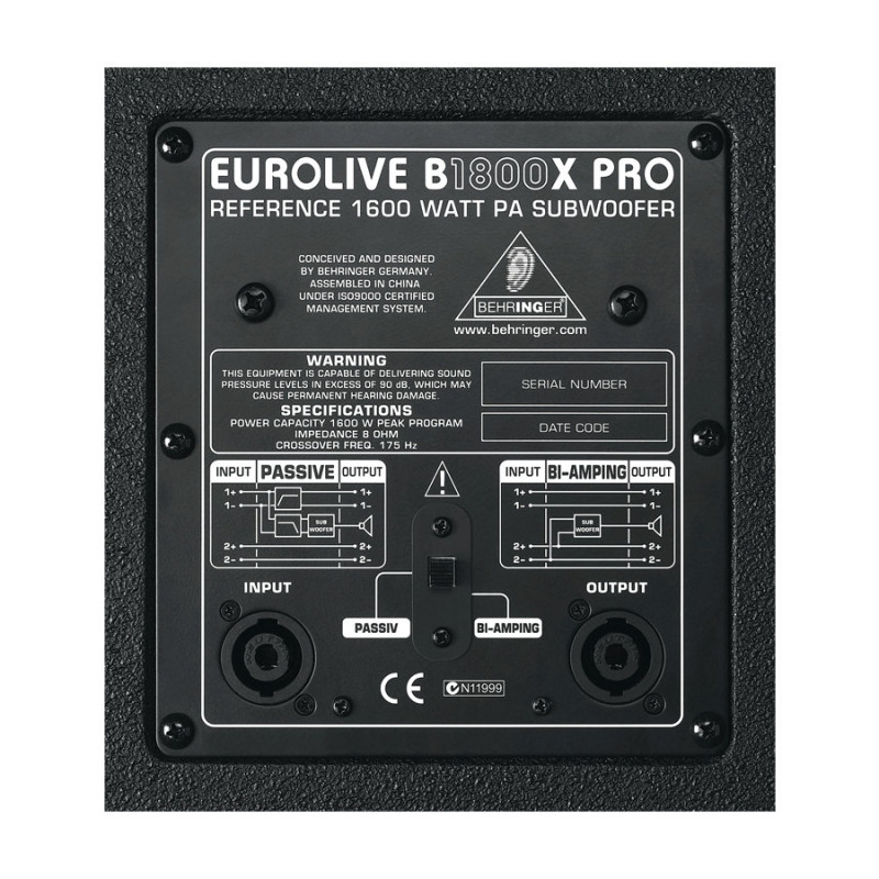 Behringer EUROLIVE B1800X PRO فروشگاه اینترنتی ای وی ال کالا