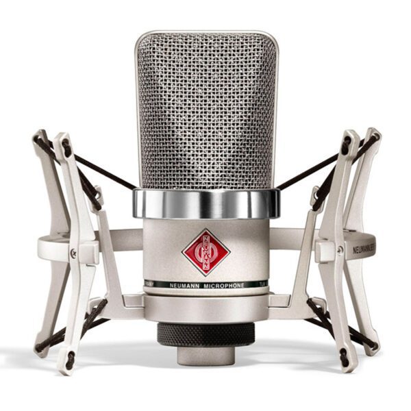 میکرفون دارای ضربه گیر Neumann TLM 102 که از نویز ضربه ای جلوگیری میکند