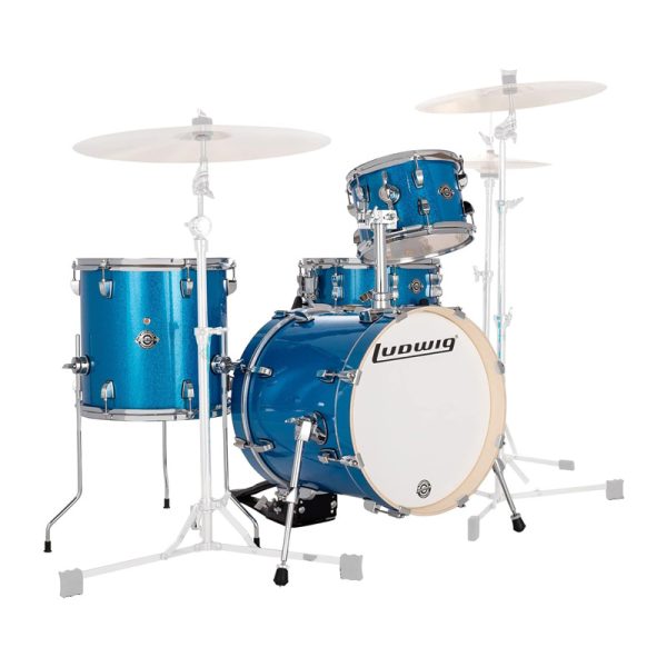 درامز آکوستیک Ludwig Breakbeats LC2792 Blue Sparkle