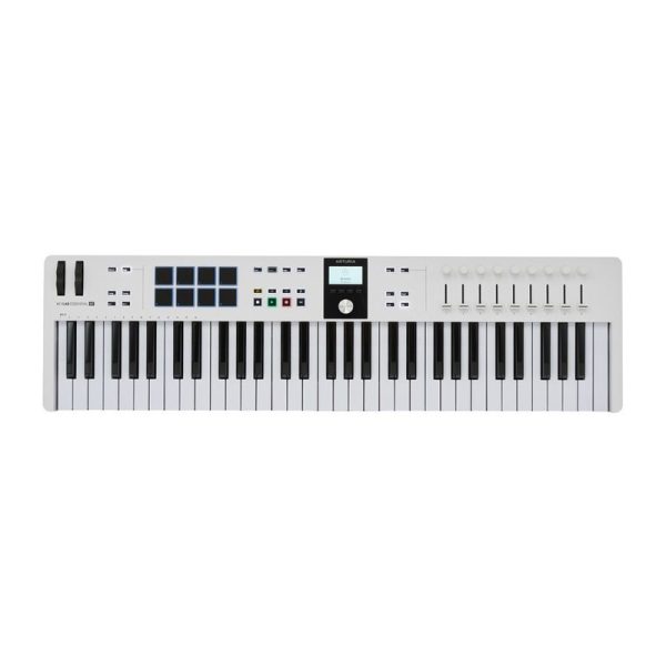 میدی کنترلر آرتوریا Arturia Keylab Essential 61 Mk3 White